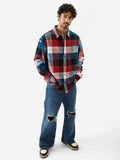 Plaid: Black, Blue and Red