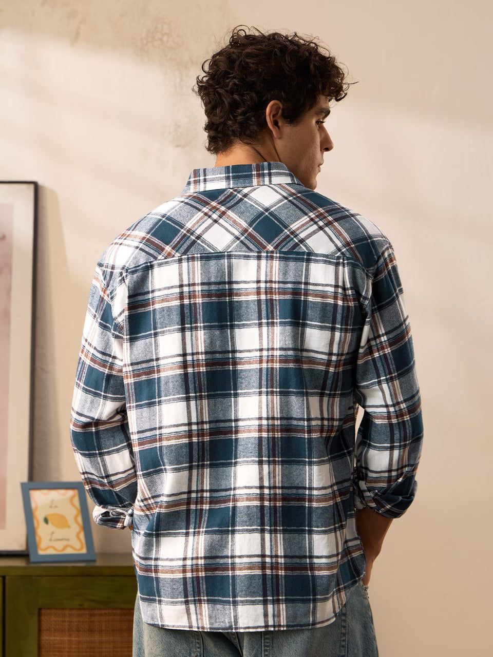 Plaid: Blue And White